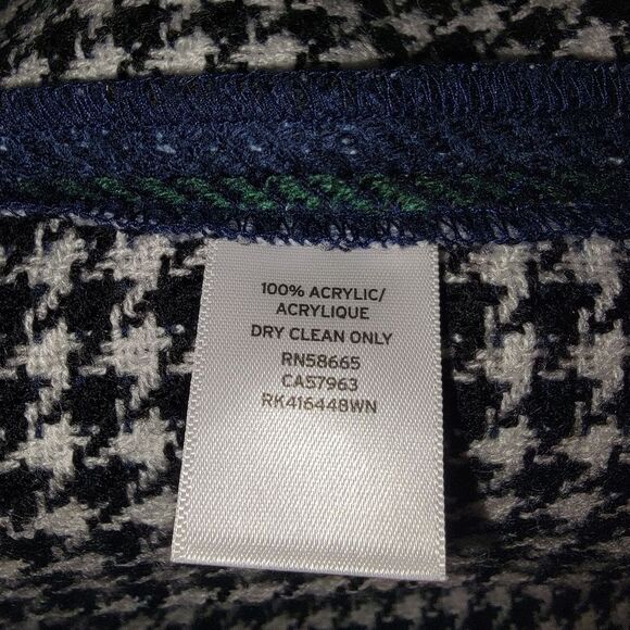 Susina Women's Plaid & Herringbone Long Coat Jacket Plus Size 1X - Picture 7 of 7